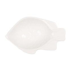 Clayre & Eef Bol Poisson 25 ml Blanc Céramique
