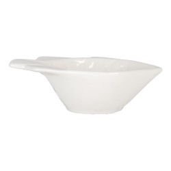 Clayre & Eef Ciotola Pesce 25 ml Bianco Ceramica