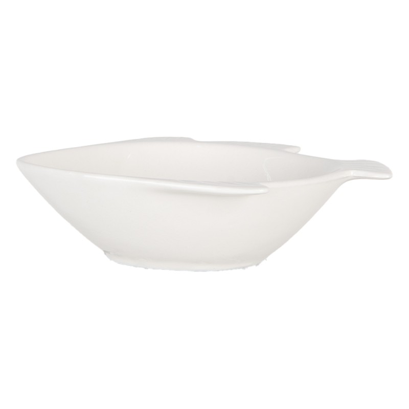 Clayre & Eef Bol Poisson 75 ml Blanc Céramique