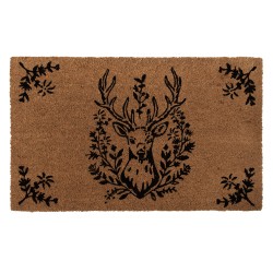 Clayre & Eef Zerbino 75x45 cm Marrone Fibra di cocco in PVC Cervo