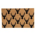 Clayre & Eef Deurmat 75x45 cm Bruin Kokos Rechthoek Eland