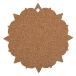 Clayre & Eef Pfannenuntersetzer Ø 20 cm Gelb Keramik