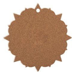 Clayre & Eef Pfannenuntersetzer Ø 20 cm Rosa Keramik