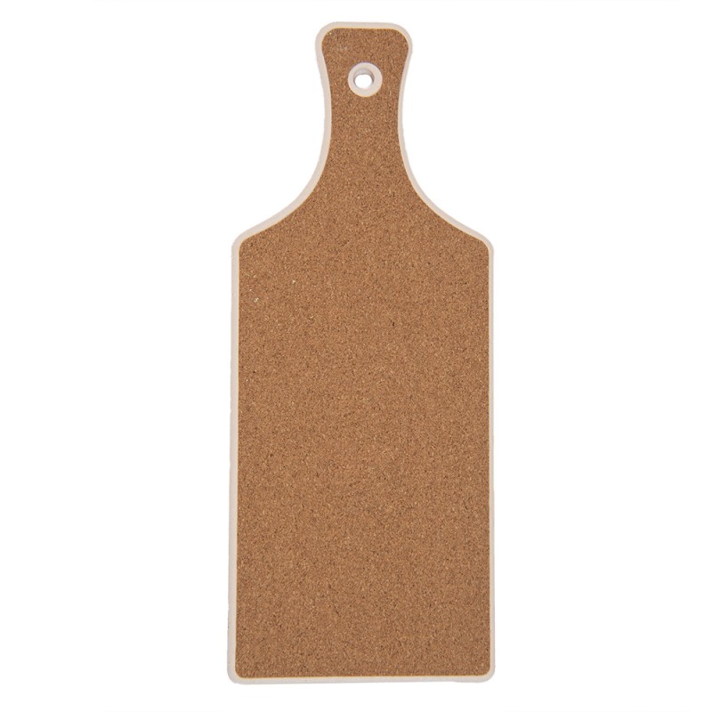Clayre & Eef Pfannenuntersetzer 12x30 cm Blau Keramik
