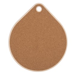 Clayre & Eef Pot Coasters 20x23 cm Beige Ceramic Flowers