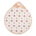 Clayre & Eef Pot Coasters 20x23 cm Beige Ceramic