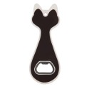 Clayre & Eef Bottle Opener Cat 5x14 cm Pink Ceramic