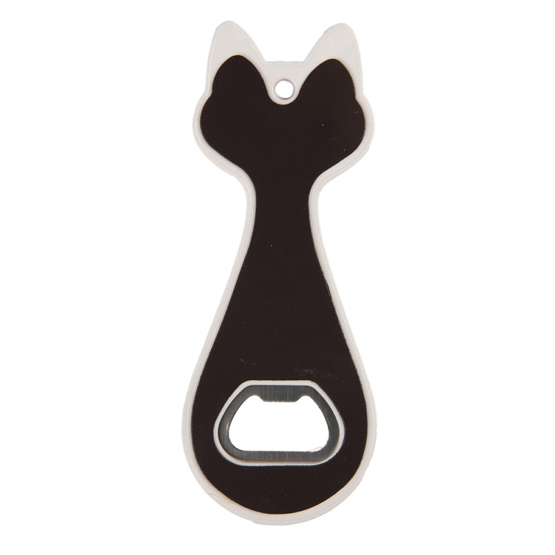 Clayre & Eef Bottle Opener Cat 5x14 cm Pink Ceramic