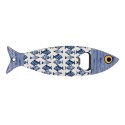 Clayre & Eef Bottle Opener Fish 5x18 cm Blue Ceramic