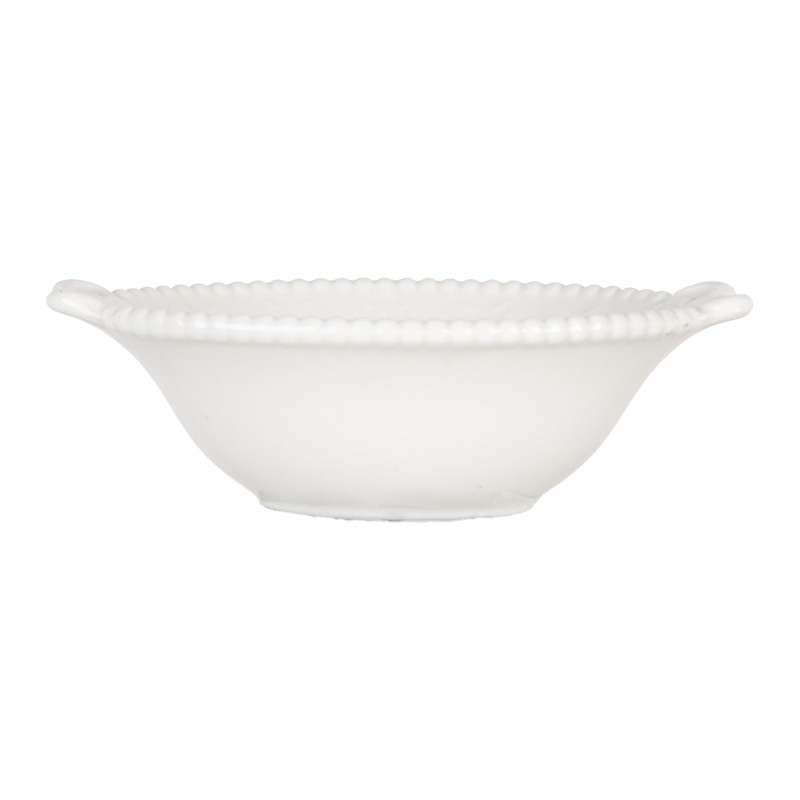 Clayre & Eef Bowl 75 ml White Ceramic Butterflies