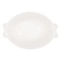 Clayre & Eef Bowl 75 ml White Ceramic Butterflies
