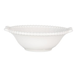 Clayre & Eef Schale 25 ml Weiß Keramik Schmetterlinge