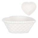 Clayre & Eef Kom 25 ml Wit Keramiek Hartvormig