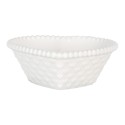 Clayre & Eef Kom 25 ml Wit Keramiek Hartvormig