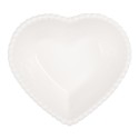 Clayre & Eef Kom 25 ml Wit Keramiek Hartvormig
