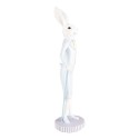 Clayre & Eef Decorative Figurine Ø 10x40 cm White Blue Plastic