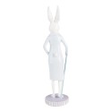 Clayre & Eef Decorative Figurine Ø 10x40 cm White Blue Plastic