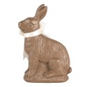 Clayre & Eef Decorative Figurine Rabbit 9x4x13 cm Brown Plastic