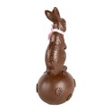 Clayre & Eef Decorative Figurine Rabbit 12x10x25 cm Brown Plastic