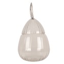Clayre & Eef Glastopf Ø 20x34 cm Transparant Glas Oval Kaninchen