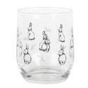 Clayre & Eef Waterglas 300 ml Transparant Glas Konijnen