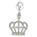 Clayre & Eef Portachiavi Corona 7x2x8 cm Color argento Metallo