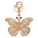 Clayre & Eef Schlusselanhänger Schmetterling 6x2x8 cm Goldfarbig Metall