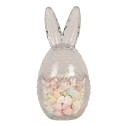 Clayre & Eef Glastopf  Ø 8x17 cm Transparant Glas Oval