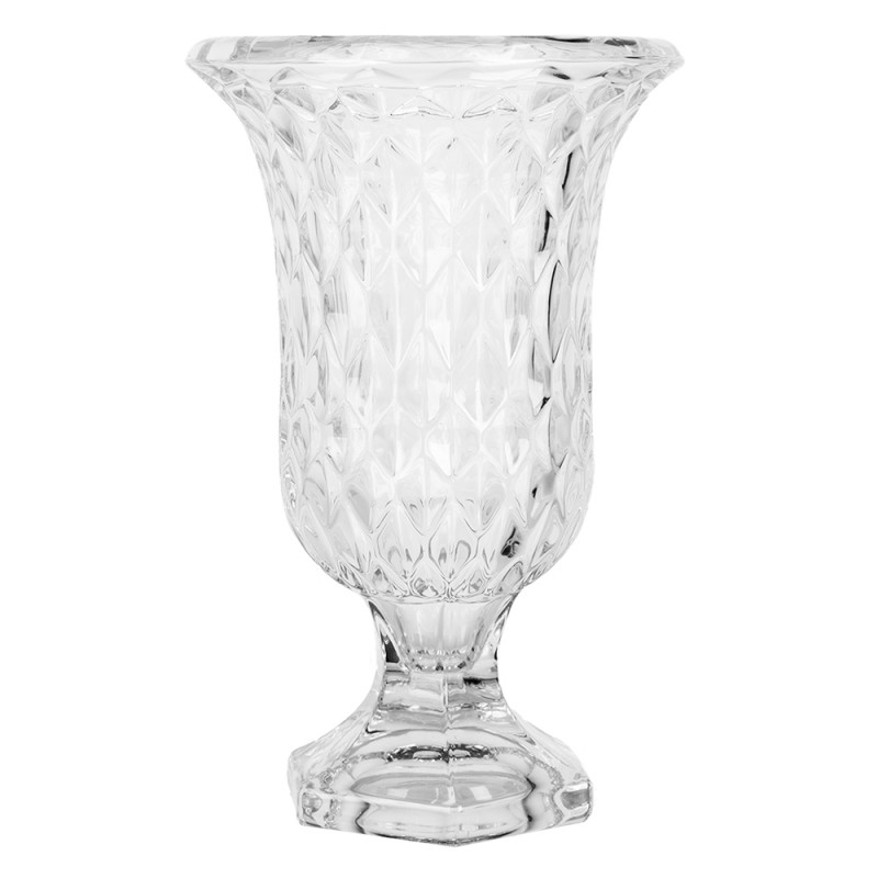 Clayre & Eef Vase  Ø 15x23 cm Transparent Verre