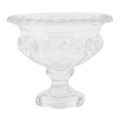 Clayre & Eef Vase Ø 13x11 cm Transparent Glass