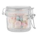 Clayre & Eef Couvercle de pot de stockage 10x7x6 cm Transparent Verre