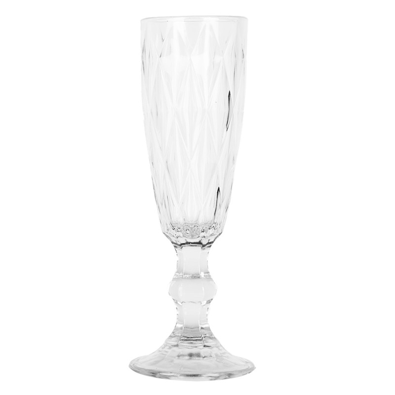 Clayre & Eef Champagneglas 175 ml Transparant Glas