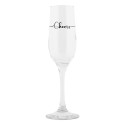 Clayre & Eef Champagneglas 200 ml Transparant Glas CHEERS