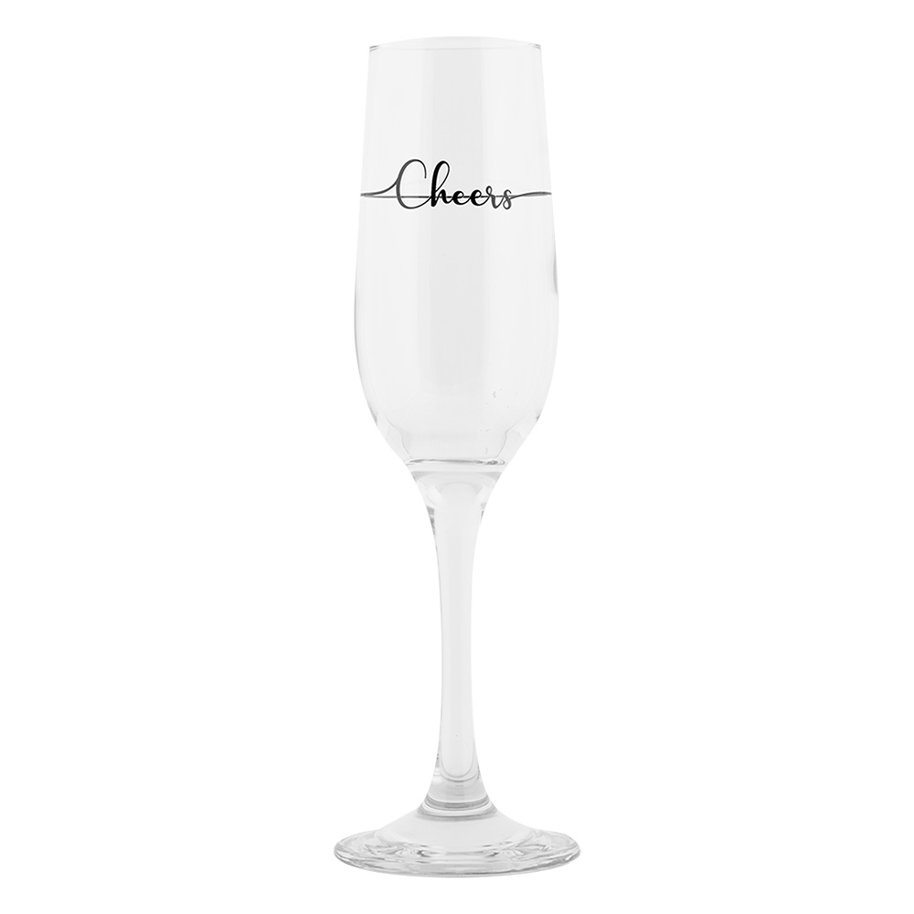 Clayre & Eef Champagneglas 200 ml Transparant Glas afbeelding
