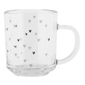 Clayre & Eef Theeglas 200 ml Transparant Glas Harten