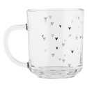 Clayre & Eef Theeglas 200 ml Transparant Glas Harten