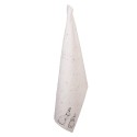Clayre & Eef Torchon 50x70 cm Beige Gris Coton Lapin