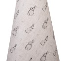 Clayre & Eef Asciugamani da cucina 50x70 cm Beige Grigio Cotone Coniglio