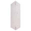 Clayre & Eef Tovaglia da tavolo 50x160 cm Beige Grigio Cotone Coniglio
