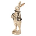 Clayre & Eef Statuetta decorativa Coniglio 24 cm Beige Plastica