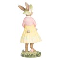 Clayre & Eef Dekorationsfigur Kaninchen 12 cm Beige Kunststoff