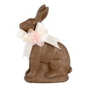 Clayre & Eef Decorative Figurine Rabbit 13 cm Brown Plastic
