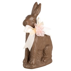 Clayre & Eef Decorative Figurine Rabbit 13 cm Brown Plastic