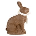 Clayre & Eef Decorative Figurine Rabbit 13 cm Brown Plastic