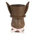 Clayre & Eef Decorative Figurine Rabbit 21x15x26 cm Brown Plastic