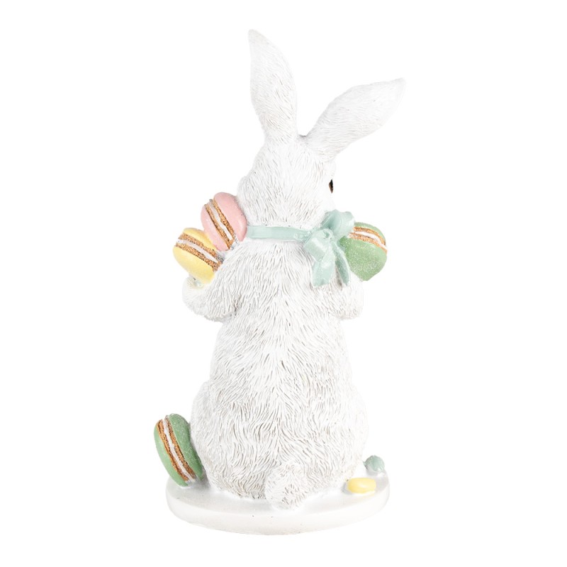 Clayre & Eef Image de décoration 25 cm Blanc Plastique Macarons