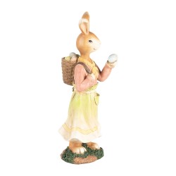 Clayre & Eef Decorative Figurine Rabbit 33 cm Brown Plastic
