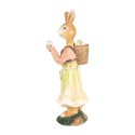 Clayre & Eef Statuetta decorativa Coniglio 33 cm Marrone Plastica