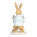 Clayre & Eef Statuetta decorativa Coniglio 15 cm Beige Plastica