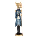 Clayre & Eef Statuetta decorativa Coniglio 18 cm Beige Blu  Plastica
